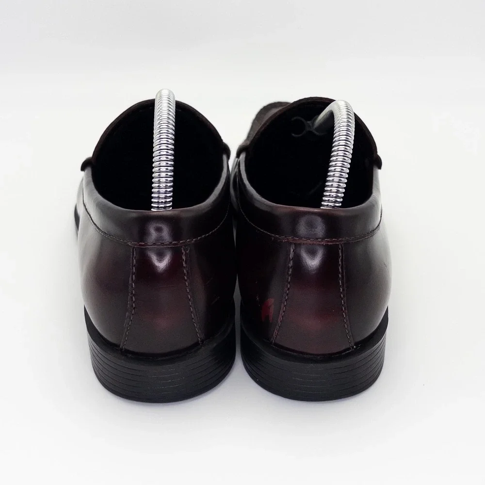 Rockport APM7438E Men's Penny Loafers Cordovan Burgundy Leather 8.5M